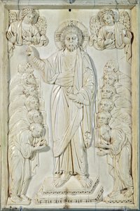 Plaque depicting Christ blessing the Apostles, Constantinople